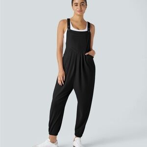 Halara Black Jogger Jumpsuit / Overalls